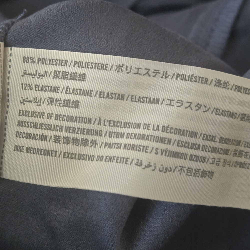 Abercrombie & Fitch Navy A-Line Skirt - Picture 8 of 8